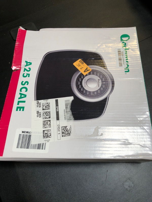 Photo 3 of Adamson A25 Scales for Body Weight - Up to 400 LB - New 2024-5.3" Dial on 12.4" x 10.2" Platform - Anti-Skid Rubber Surface - Bathroom Scale Analog - Durable with 20-Year Warranty