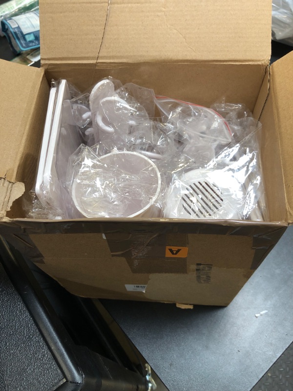 Photo 1 of 44 Pieces Pegboard Combination Kit Wall Mount Pegboard Panel Kits Includes Pegboard Hook Accessories Cups Brackets Storage Rack and Pegboard Box for Kitchen Living Room Bathroom Office