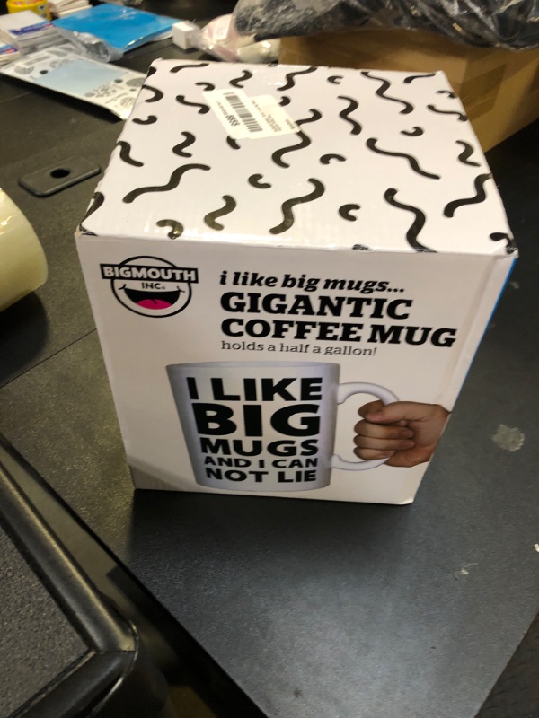 Photo 3 of BigMouth Inc BMMU-0010"I Like Big Mugs" Gigantic Coffee Mug