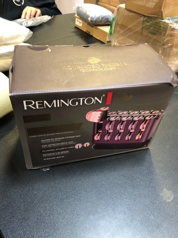 Photo 3 of Remington Pro Hair Setter With Thermaluxe Advanced Thermal Technology, Rose, 1 Count rose 20 Count (Pack of 1)