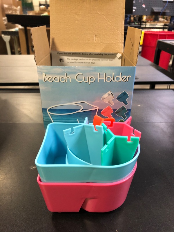 Photo 2 of Home Queen Beach Cup Holder with Pocket