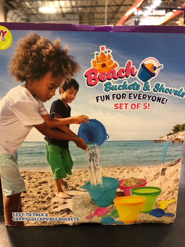 Photo 3 of TOY Life Beach Toys, Sand Toys, Sandbox Toys, Beach Toys for Toddlers 1-3, Beach Toys for Kids Ages 4-8, Sand Toys for Toddlers 1-3, Beach Buckets for Kids, Sand Toys for Kids Ages 4-8, Kids Beach Toy