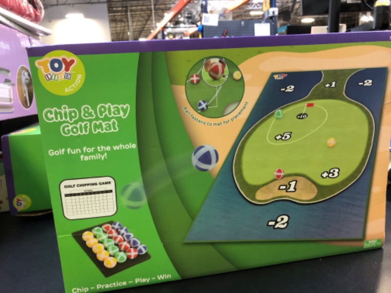 TOY Life Chipping Golf Practice Mats Golf Game Training Mat Indoor