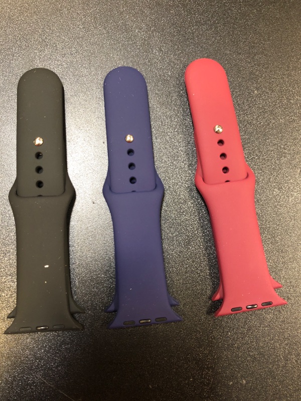 Photo 2 of 3 pack silicone watch bands small