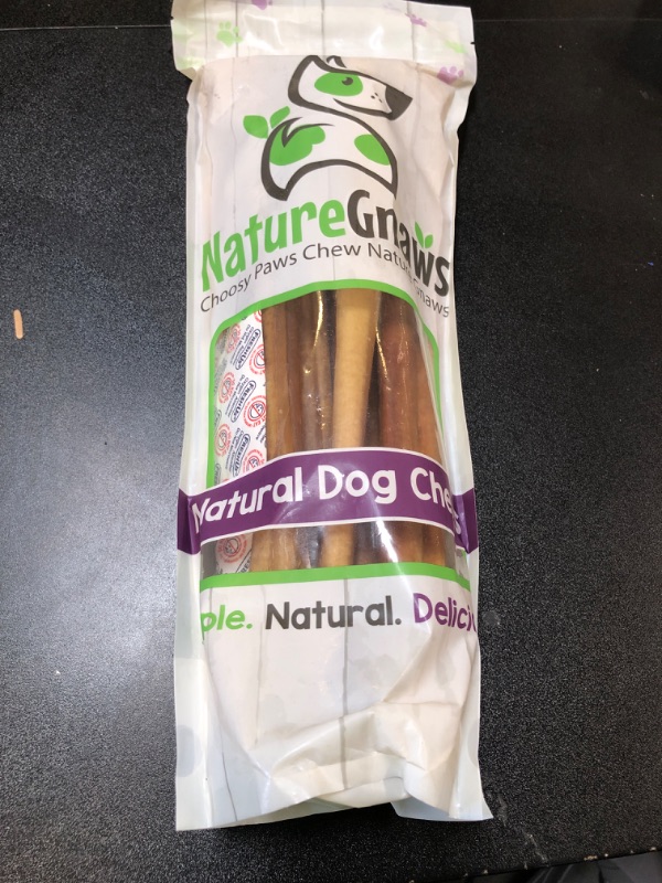 Photo 1 of Nature Gnaws Large Bully Sticks 11 - 12" Dog Treats, 10 count