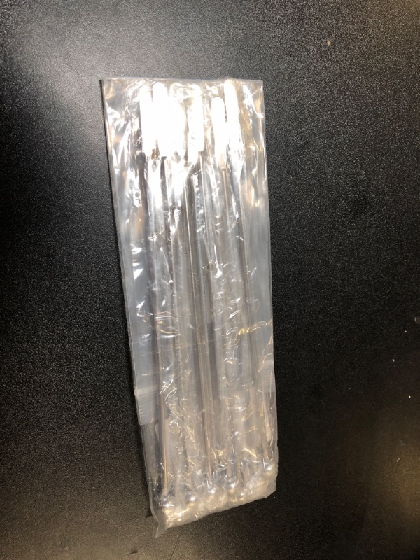 Photo 1 of 10 Pack Stainless Steel Coffee Beverage Stirrers Stir Cocktail Drink Swizzle Stick with Small Rectangular Paddles