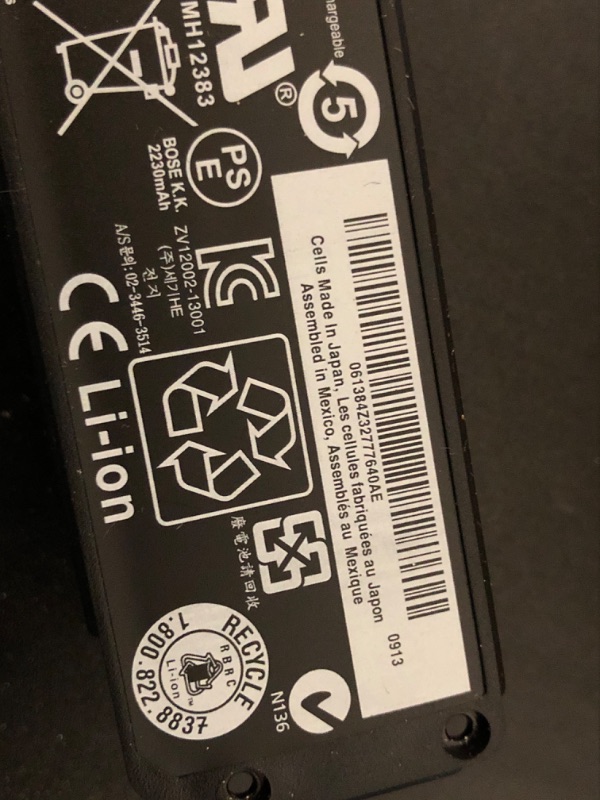Photo 1 of 061384 Battery for Bose Soundlink Mini I one/Bose SoundLink Mini Bluetooth Speaker one/Bose SoundLink Mini Bluetooth Speaker I/Bose mini I One Series 063404 061385 061386 063287(7.4V 2230mAh/17Wh)