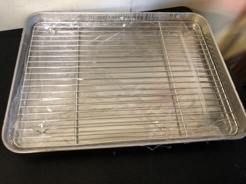 Photo 1 of  Baking Sheet with Rack Set 16x12in