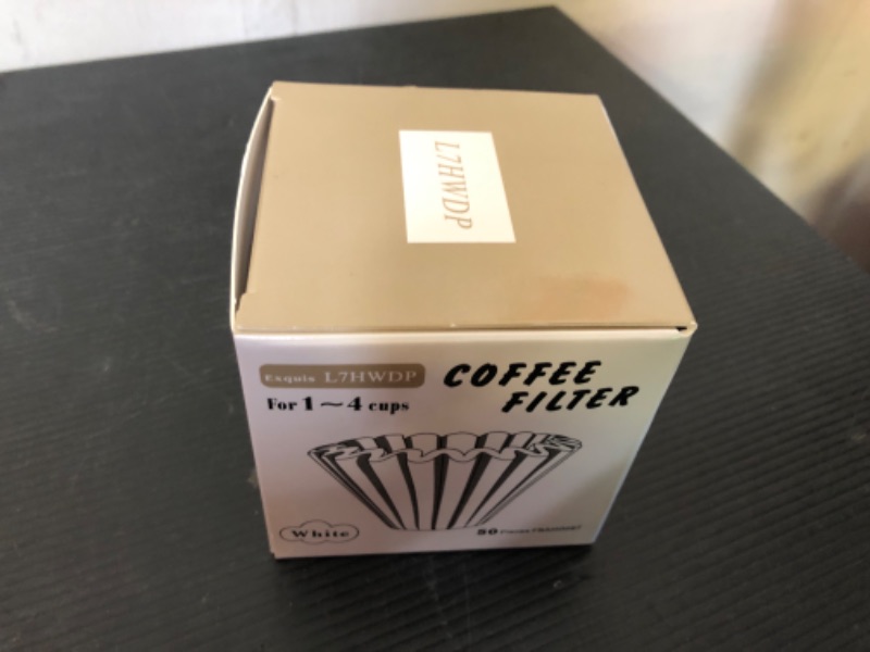 Photo 2 of 1-4 Cup Coffee Filters White Paper,Coffee Makers and Drip Coffee Pots Junior Basket Style, Chlorine Free Coffee Filter,50 Count