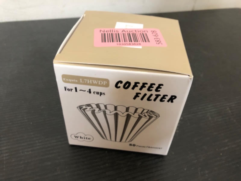 Photo 2 of 1-4 Cup Coffee Filters White Paper,Coffee Makers and Drip Coffee Pots Junior Basket Style, Chlorine Free Coffee Filter,50 Count