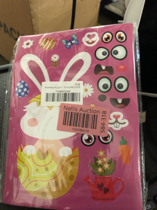 Photo 1 of  easer bunny art / crafty sticker pack activity / decals 