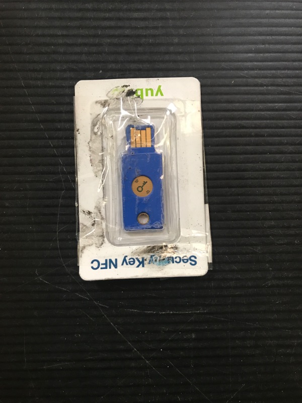 Photo 1 of Yubico FIDO Security Key NFC and USB - Two Factor Authentication, Fits USB-A Ports and Works with Supported NFC Mobile Devices – FIDO U2F and FIDO2 Certified - More Than a Password