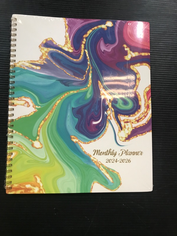 Photo 2 of 2024-2026 Monthly Planner/Calendar - Monthly Planner 2024-2026, July 2024 - June 2026, 9" x 11", Academic Planner with Spiral Bound, Monthly Tabs, Thick Paper, Daily Organizer