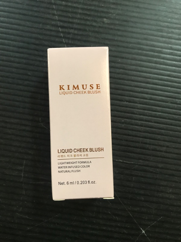 Photo 2 of KIMUSE Soft Cream Blush Makeup, Liquid Blush for Cheeks, Weightless, Long-Wearing, Smudge Proof, Natural-Looking, Dewy Finish