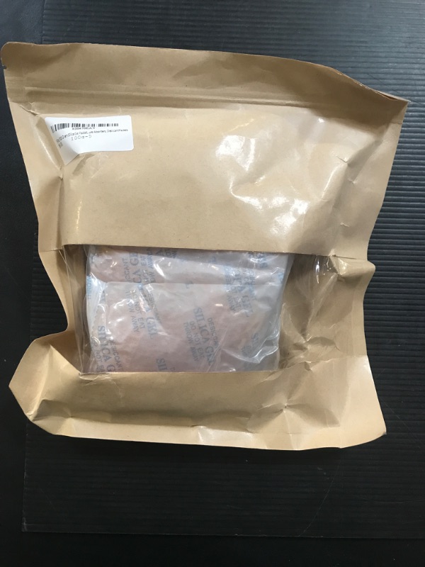 Photo 1 of 100 Gram 5 Pcs Silica Gel Packets, Premium Desiccant Packs for Storage, Reusable Silica Packets for Moisture Control with Color Indicating