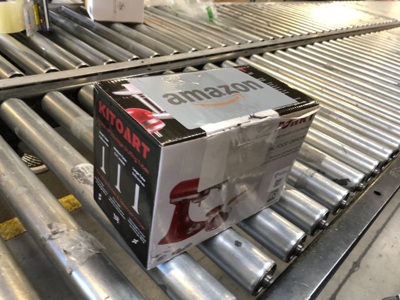 Photo 1 of Metal Food Grinder Attachments for KitchenAid Stand Mixers, Meat Grinder, Sausage Stuffer, Perfect Attachment for KitchenAid Mixers, Silver(Machine/Mixer Not Included)