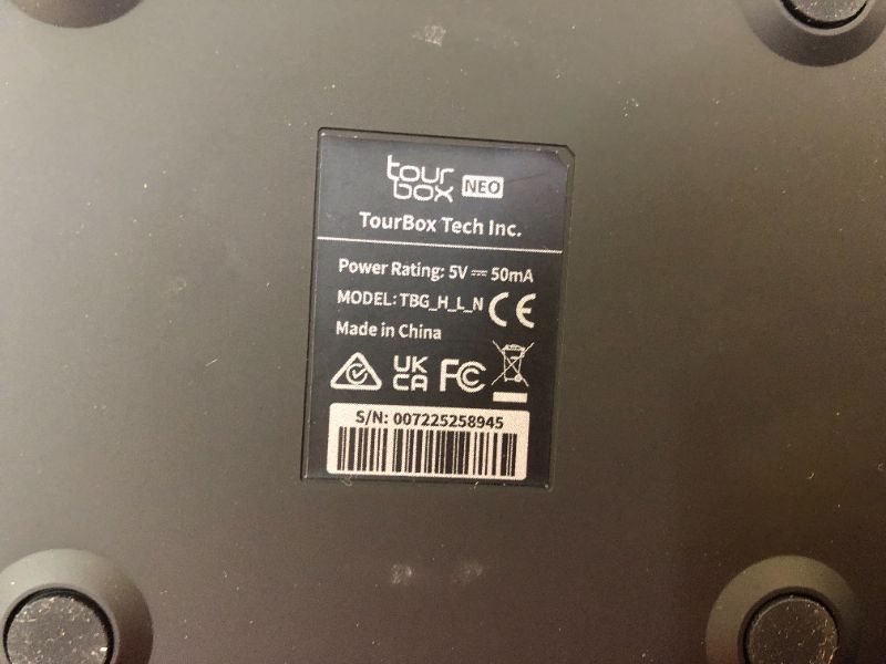 Photo 1 of TourBox NEO, Custom Controller for Photo Video Editing, Color Grading, Ilustration, Mac/Windows, Adobe Photoshop Lightroom Premiere Illustrator Davinci Resolve After Effects Final Cut Pro Keyboard