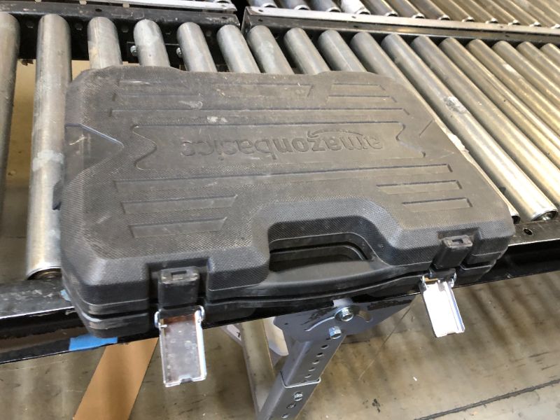 Photo 1 of Amazon Basics Mechanic's Tool Socket Set With Case, 201-Piece