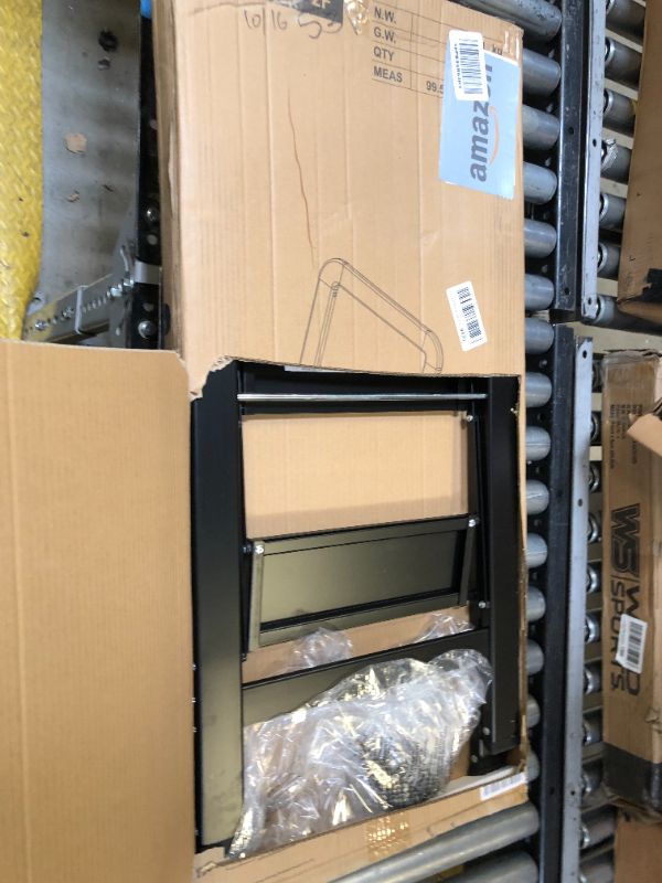 Photo 1 of KINGRACK Step Ladder, 2 Steps, Folding Step Ladder with Handrail, Non-Slip Household Ladder with Folding Safety, Aluminium Step Stool, Maximum Load 150 kg, Black