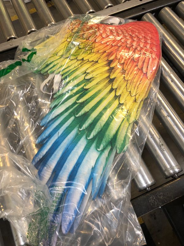 Photo 2 of LNQ LUNIQI Rainbow Angel Decorative for Adults ?Performance Props Angel Decorative with Elastic Straps Angel Decorative for Cosplay, Parties, and Carnival Dress Accessories