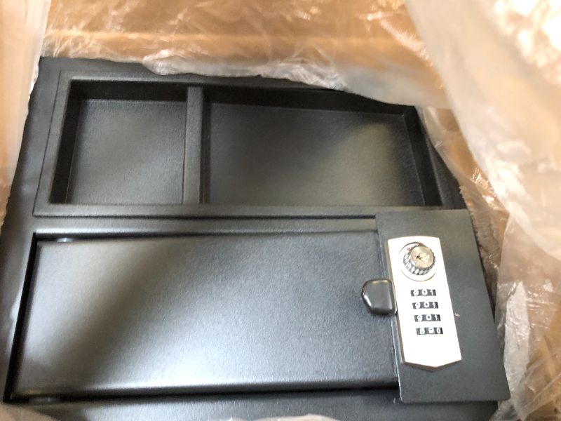 Photo 1 of WEILEITE Center Console Gun Safe Vault Combination Combo Key Lock Box with 4-Digit Compatible with Toyota Tundra 2014-2021 Replaces 00016-34174