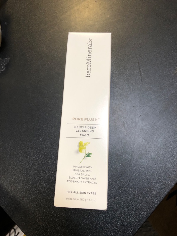 Photo 2 of bareMinerals Pure Plush Deep Cleansing Foam 4.2 OZ 