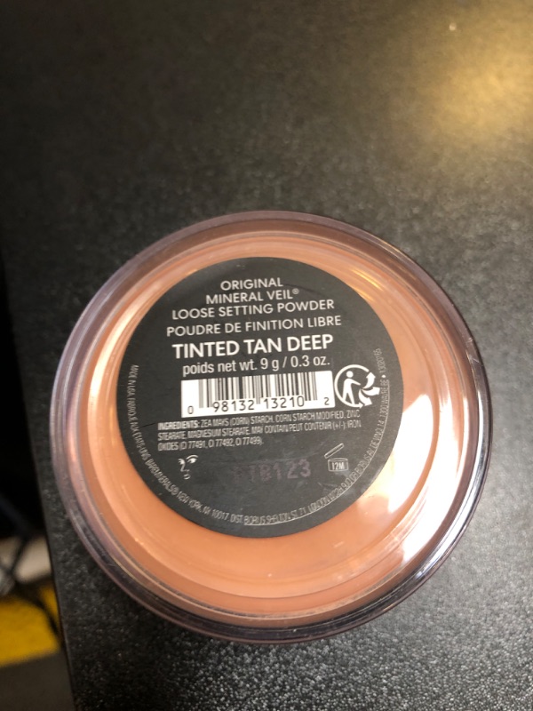 Photo 2 of bareMinerals Mineral Veil® Talc Free Loose Setting Powder 0.21 OZ TINTED TAN DEEP