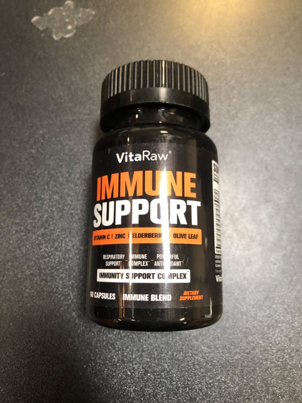 Photo 2 of VitaRaw Immune Support Vitamins - Zinc EXP 02/07/25