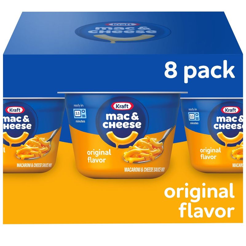 Photo 1 of Kraft Original Mac & Cheese, 8 ct Box, 2.05 oz Cups
