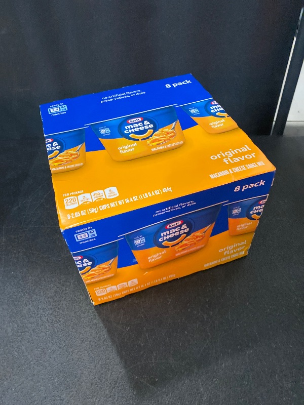 Photo 2 of Kraft Original Mac & Cheese, 8 ct Box, 2.05 oz Cups
