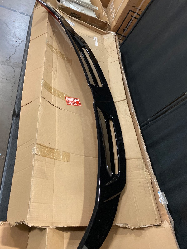 Photo 2 of NEW**AeroBon Real Carbon Fiber Trunk Spoiler Compatible with 2020-2024 Tesla Model Y Spoiler (Turbo Style)
