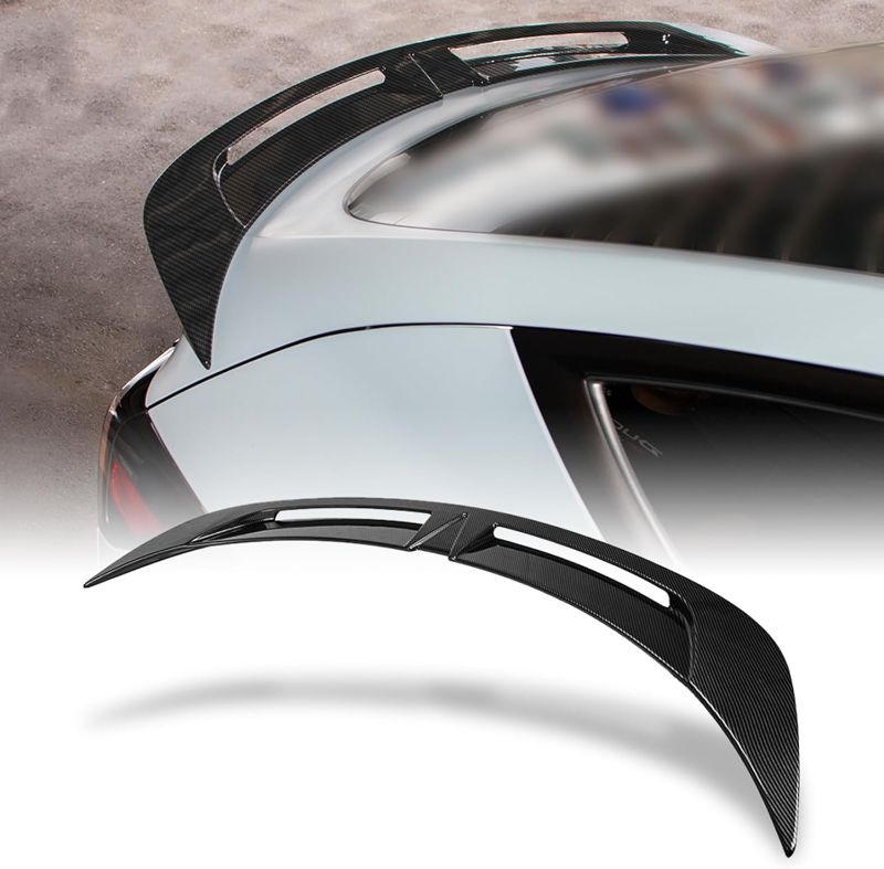 Photo 1 of NEW**AeroBon Real Carbon Fiber Trunk Spoiler Compatible with 2020-2024 Tesla Model Y Spoiler (Turbo Style)