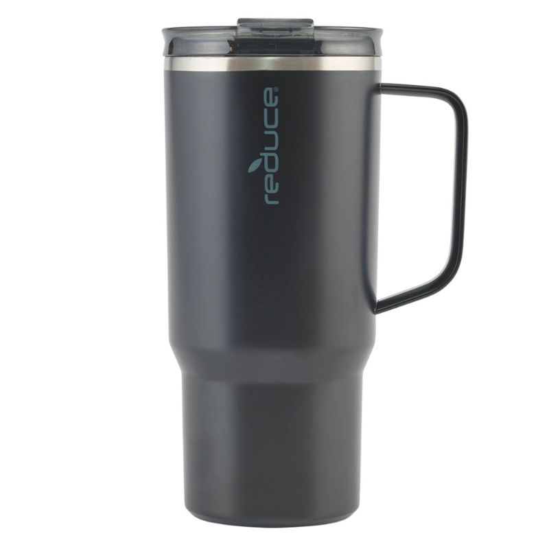 Photo 1 of Reduce 24oz Hot1 Vacuum Insulated Stainless Steel Travel Mug with Steam Release Lid Black: BPA-Free, Dishwasher-Safe
