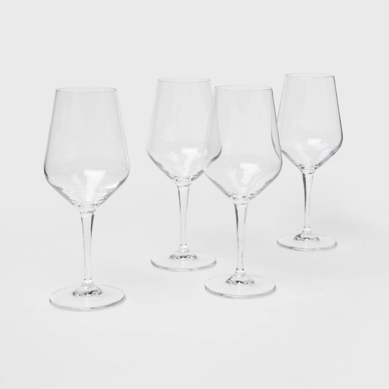 Photo 1 of 3/4 15oz 4pk Glass Atherton White Wine Glasses - Threshold™
