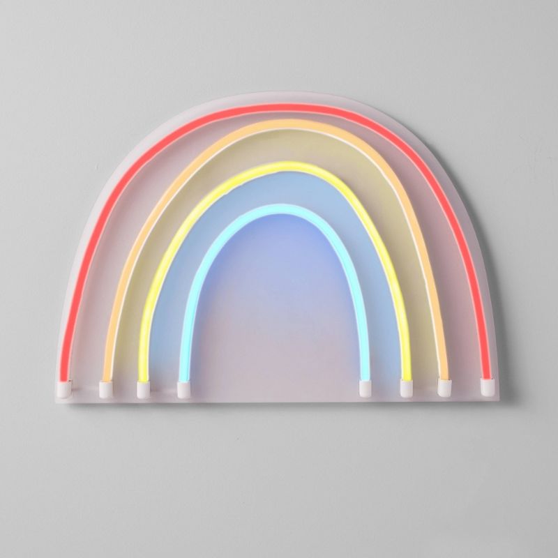 Photo 1 of Rainbow Neon Wall Decor - Pillowfort™
