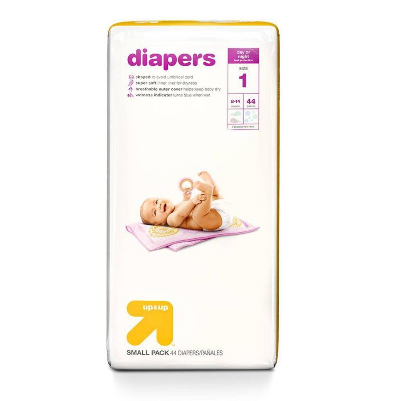 Photo 1 of Diapers Small Pack Size 1 44ct - up & up™
