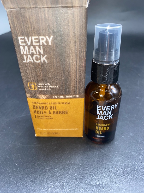 Photo 2 of Every Man Jack Beard Oil Sandalwood
