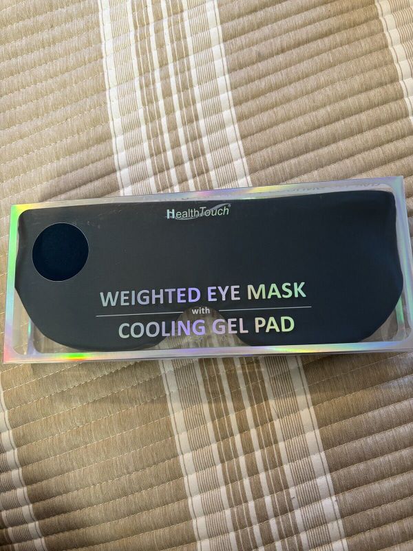 Photo 1 of Health Touch Weighted Eye Mask with Cooling Gel Pad NWB
