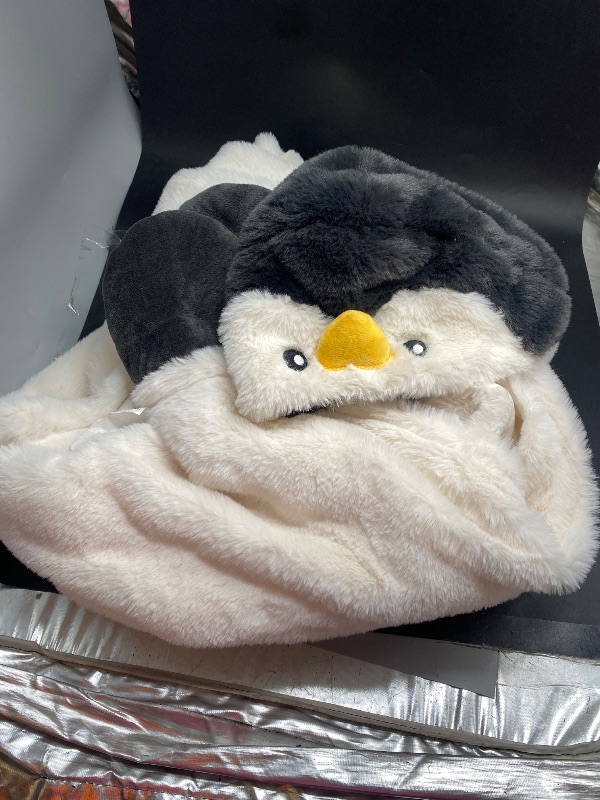 Photo 2 of Penguin Holiday Wearable Blanket - Wondershop™ White
