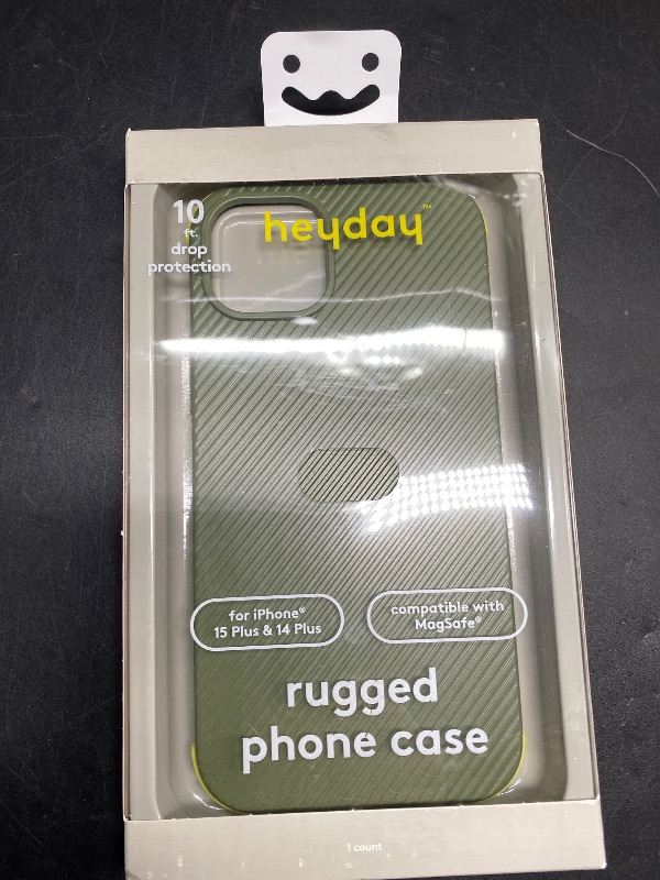 Photo 2 of Apple iPhone 15 Plus/iPhone 14 Plus Rugged Case with MagSafe - Heyday™ Olive Green
