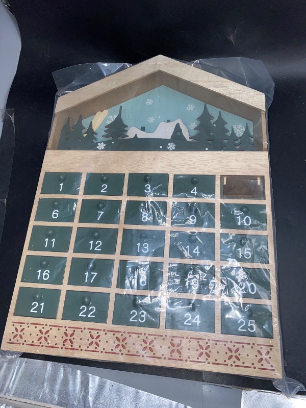 Photo 4 of Wooden Drawer Christmas Advent Calendar - Hearth & Hand™ with Magnolia
