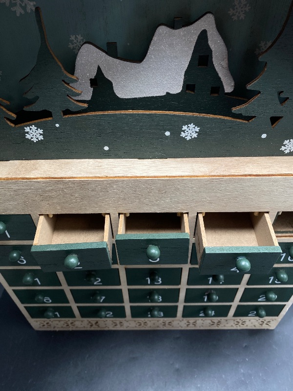 Photo 3 of Wooden Drawer Christmas Advent Calendar - Hearth & Hand™ with Magnolia
