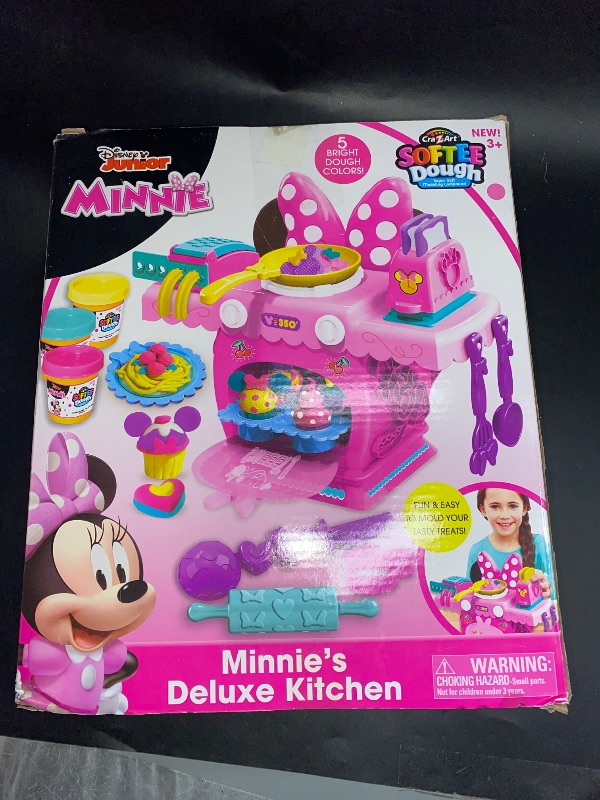 Photo 3 of Crazart Softee Dough Minnie's Deluxe Kitchen Pink
