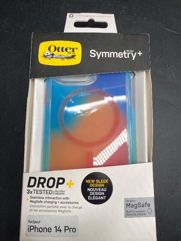 Photo 2 of  iPhone 14 Pro Max OtterBox Symmetry Series+ with MagSafe  Colorful Gossamer
