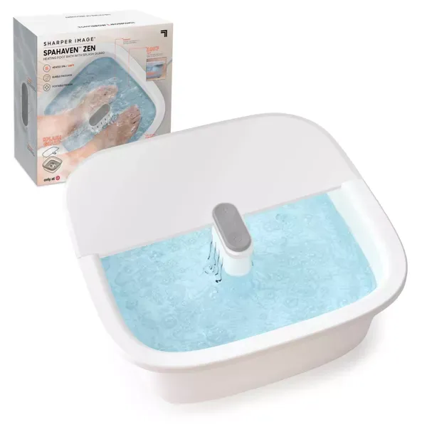 Photo 1 of Sharper Image SpaHaven Zen Heating Foot Bath with Splash Guard