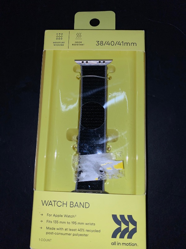 Photo 2 of Apple Watch Nylon Band 38/40/41mm - All in Motion™ Black
