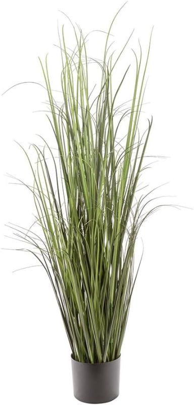 Photo 1 of Naturae Decor Black Grass Plant - Lifelike Artificial House Plant - 47 in High
