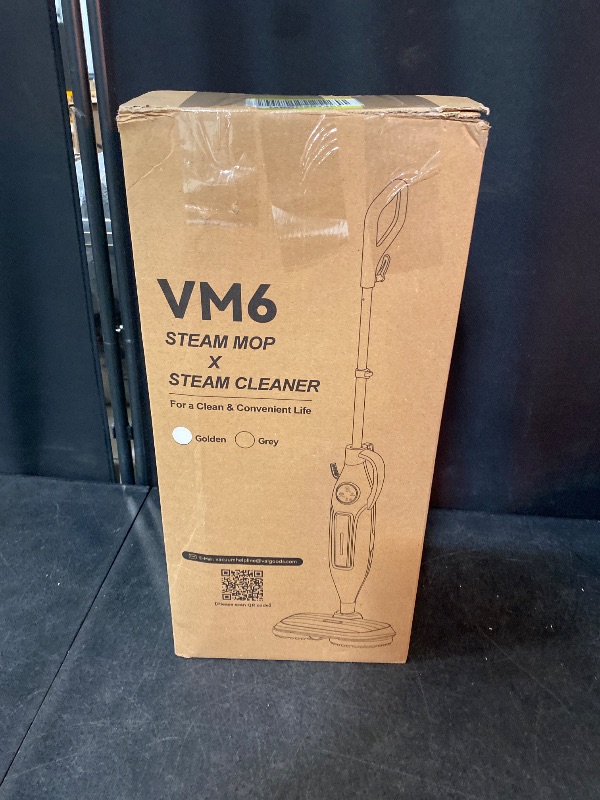 Photo 3 of DEVOAC VM6 Scrubbing Steam Mop with Rotating Mop Pads, 10 in 1 Steam Mop, Lightweight Spin Mop & 3 Steam Modes & LED Headlights for Hard Floor Laminate Marble Floors
