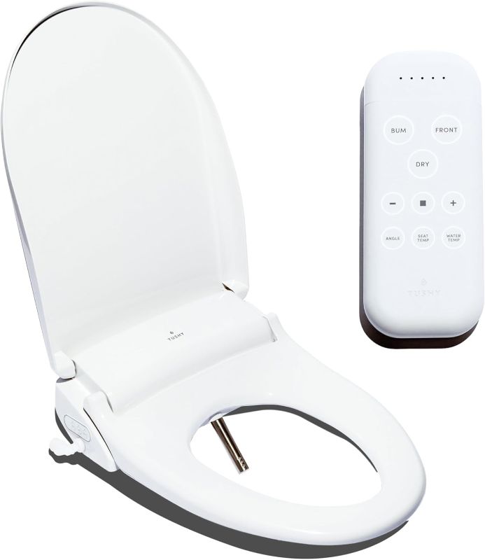 Photo 1 of LIKE NEW**New and Improved 2024 TUSHY Ace 2.0 Elongated Electric Bidet & Heated Seat. A Luxury Clean Seat Sensor & Soft Close Lid Self Cleaning Nozzle, Remote Control Water Temp, Pressure Control, and Air Drier
