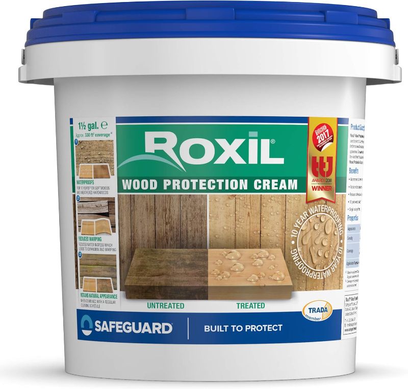 Photo 1 of BRAND NEW** SEALED PRODUCT**Wood Waterproofing Cream: 10-Year Outdoor Clear Sealer - Treatment & Sealant for Waterproof Protection of Decking, Fence, Sheds, Furniture - 1.5 Gallon
